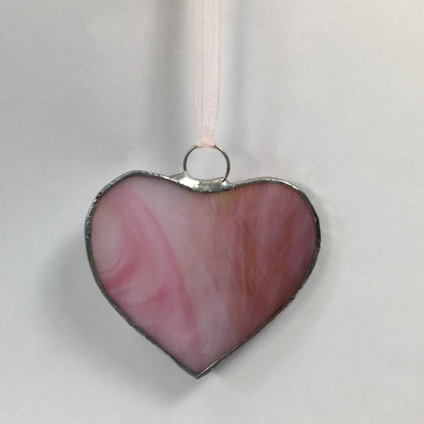Pink Glass Heart