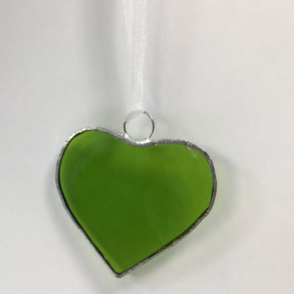 Green Glass Heart