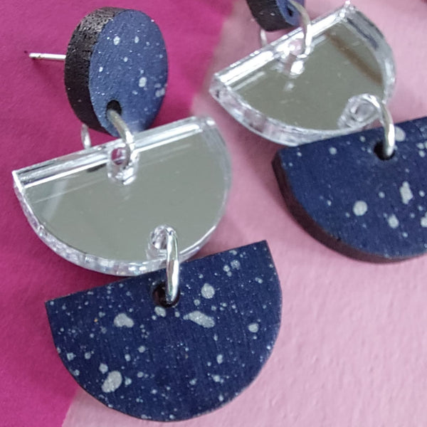 Handmade Earrings inspired by the night sky