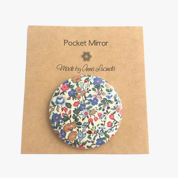 pocket mirror, handmade in Bristol