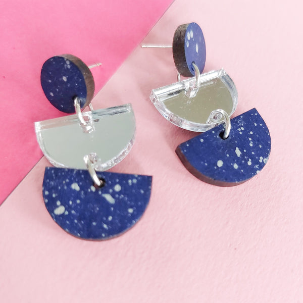 Night Sky inspired earrings