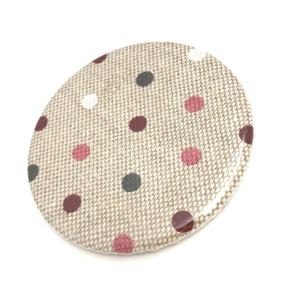 pocket mirror in polka dot
