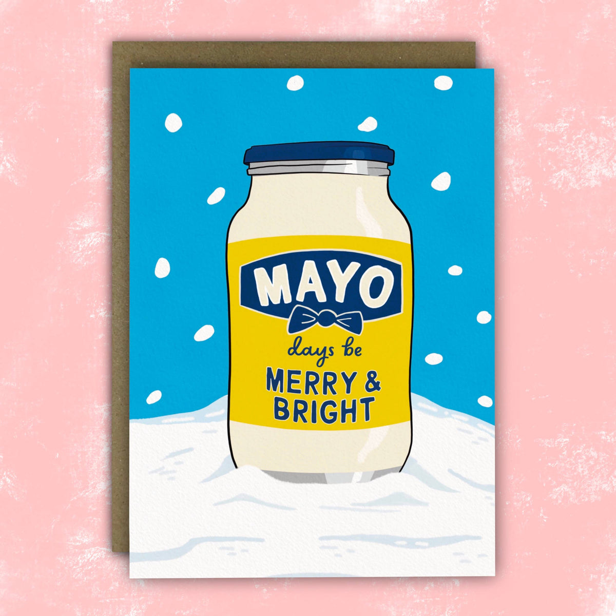 Mayonnaise Christmas Card Days Be Merry And Bright Christmas Card
