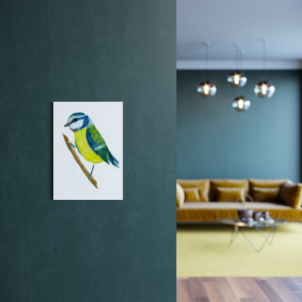 Blue Tit Art Print watercolour