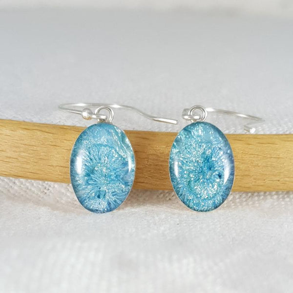 Aquamarine, March birthstone, earrings, handmade in Bristol