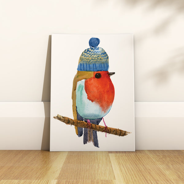Robin Watercolour Print by Bristol Artist, Rosie Webb