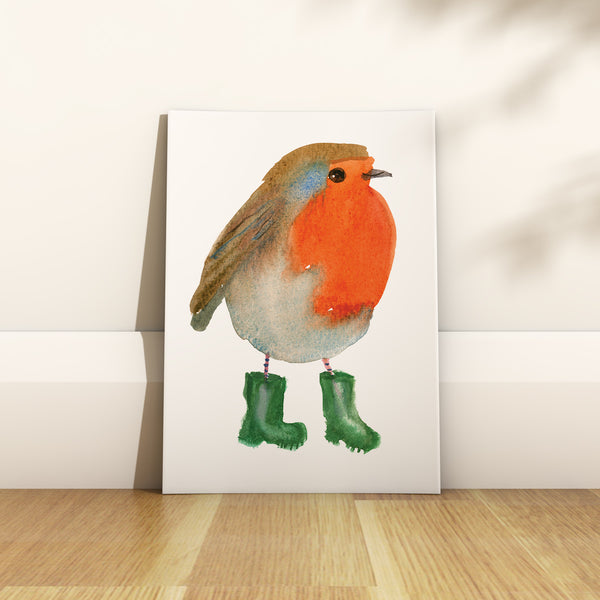 Robin Art by Bristol Artist, Rosie Webb