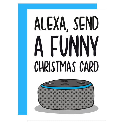 Alexa Send Christmas A6 Card