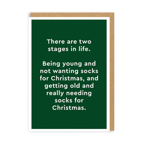 Two Stages In Life Greeting Card