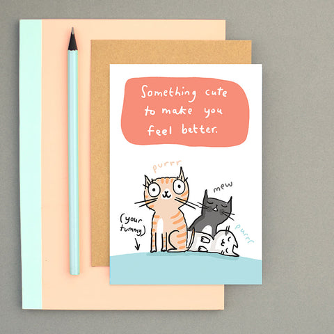 Something Cute, Get Well Card