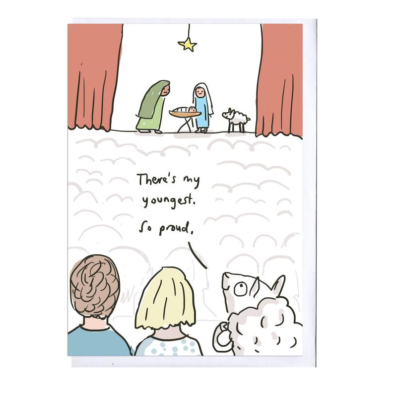 School Nativity Christmas Card