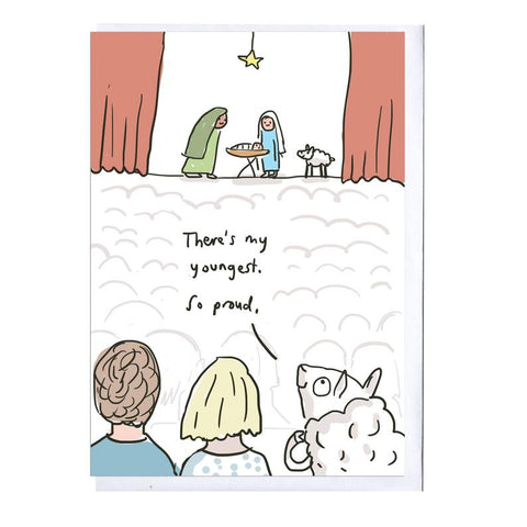School Nativity Christmas Card
