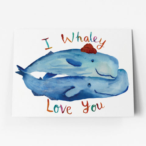Whale Anniversary Card