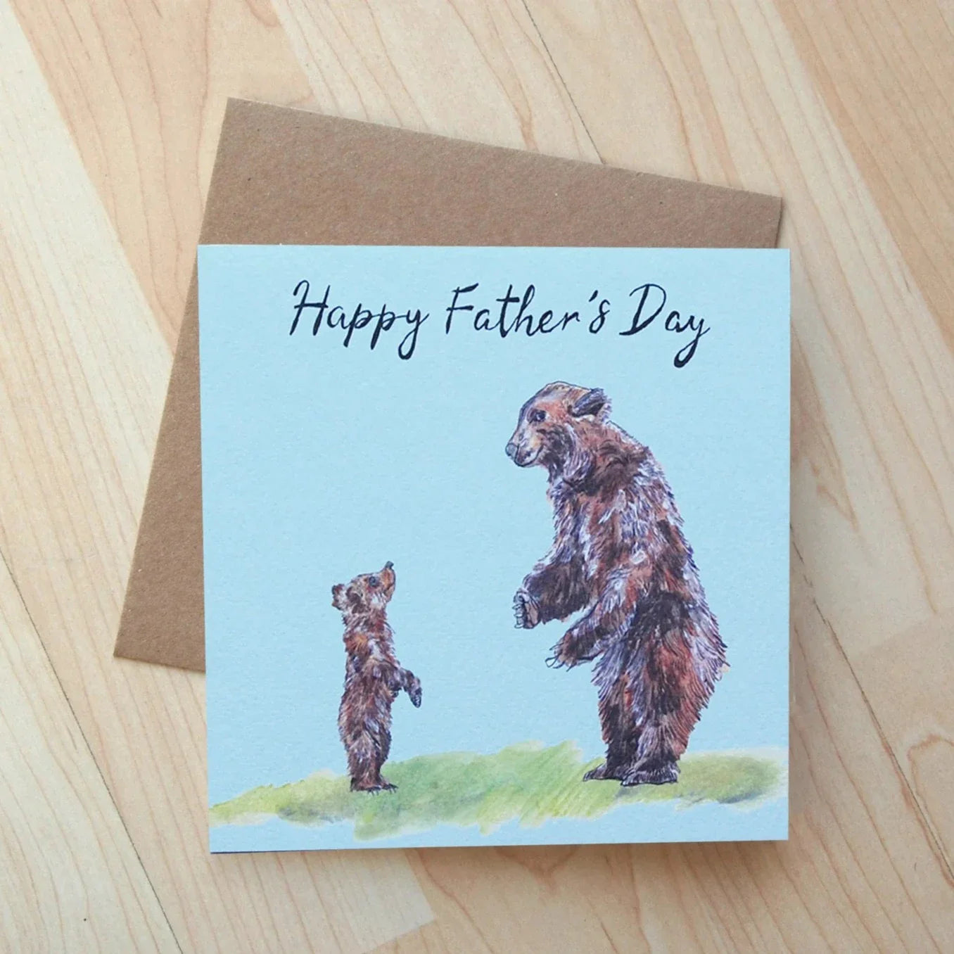 Bear and Cub Father's Day Card