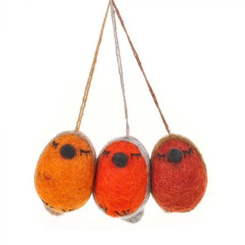 Cute Robin Christmas Decorations