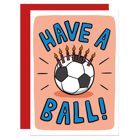 Football Pun Birthday Card