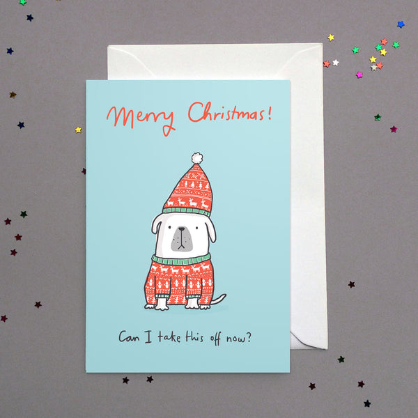 Dog Christmas Christmas Card