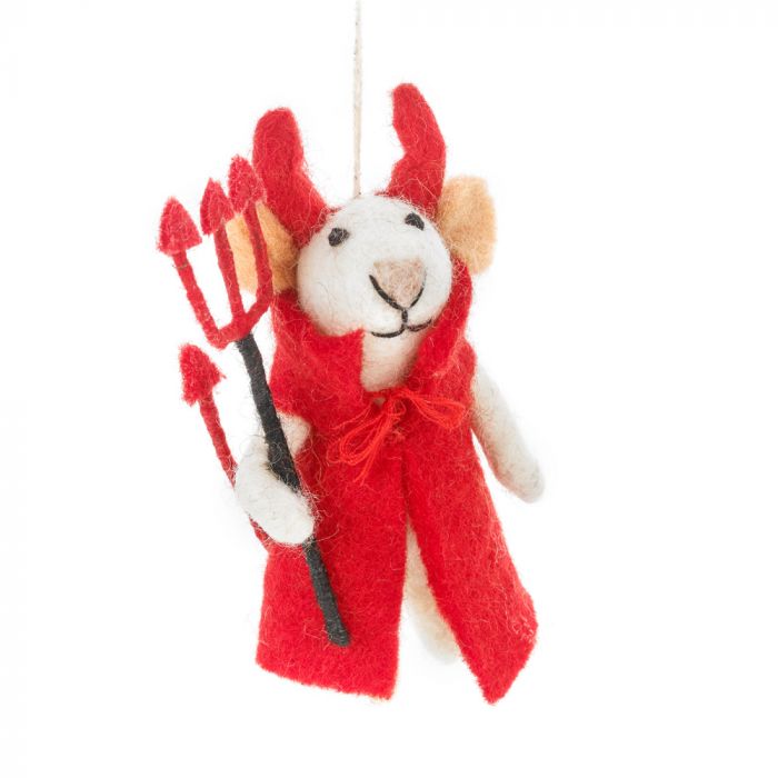 Halloween Mouse Devil Hanging Decoration