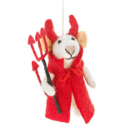 Halloween Mouse Devil Hanging Decoration