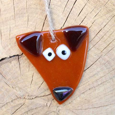 Fused Glass Dog