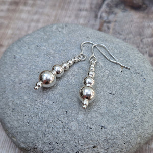 Sterling Silver Bead Earrings