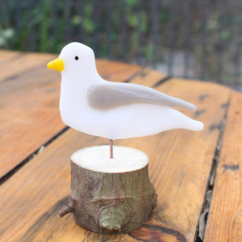 Seagull ornament, handmade in England