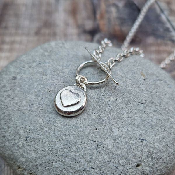 Contemporary Heart Necklace