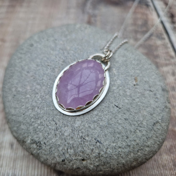 One of a kind Lavender Amethyst Necklace