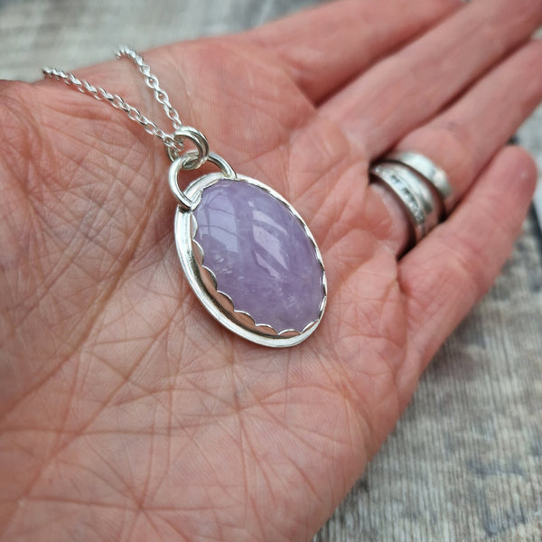 Unique Lavender Amethyst Necklace