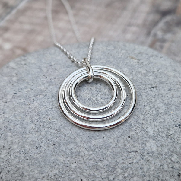 Handmade sterling silver necklace