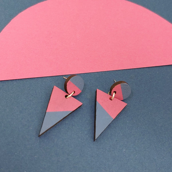 Contemporary earrings, handmade in Portishead