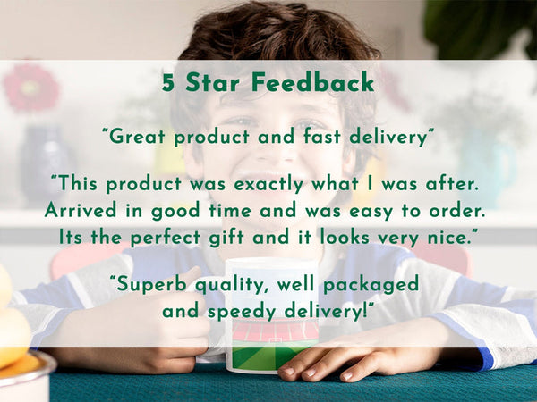 5 Star Feedback for Cricket Mug