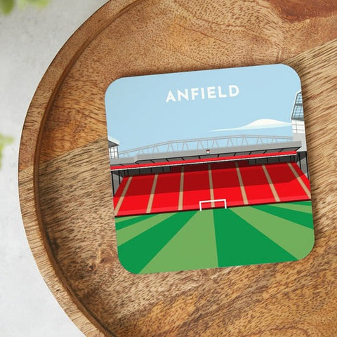 Liverpool FC drinks mat coaster, Anfield gift