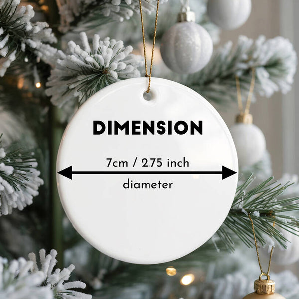 Any Rugby Stadium Illustrated Christmas Decoration