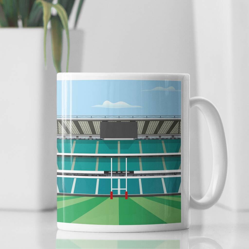 Custom Rugby Stadium Mug