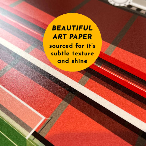 Print of any Football Stadium, framed or unframed