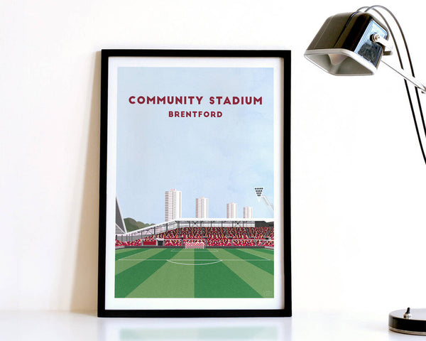 Print of any Football Stadium, framed or unframed