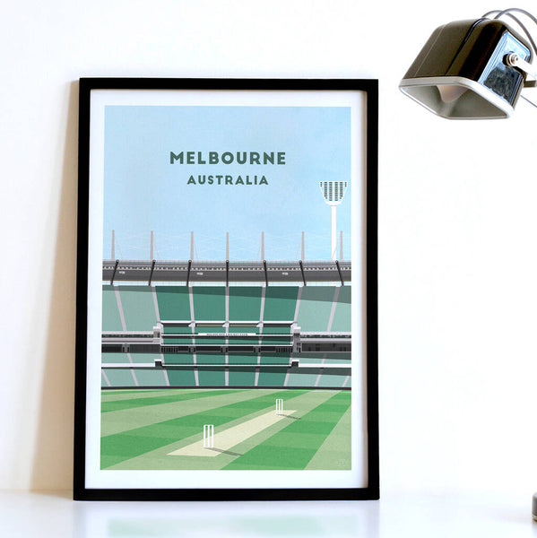 Print of any Cricket Ground, framed or unframed