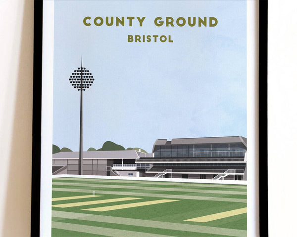 Print of any Cricket Ground, framed or unframed
