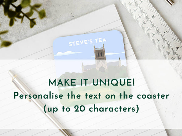 Contemporary Cricket Stadium Coaster Gift, Mix And Match Set