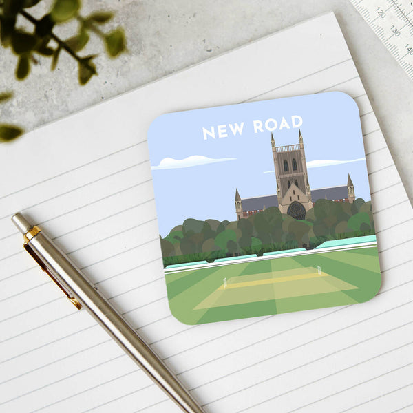 Contemporary Cricket Stadium Coaster Gift, Mix And Match Set