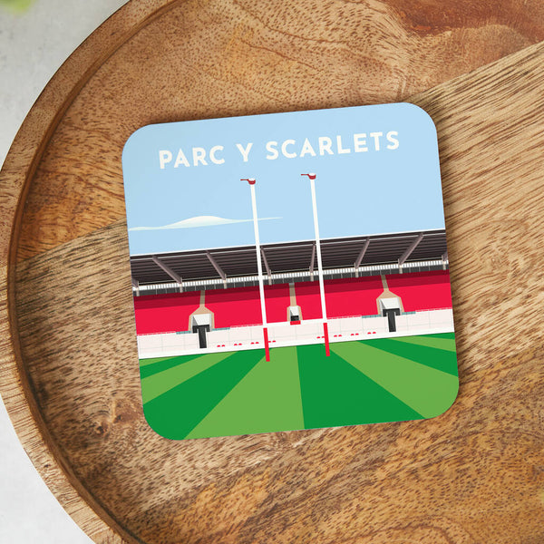 Contemporary Rugby Stadium Coaster Gift, Mix And Match Set