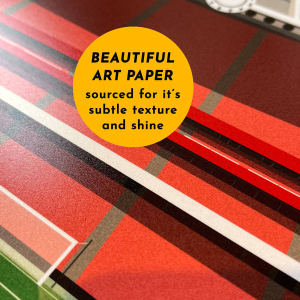 Print of any Rugby Stadium, framed or unframed