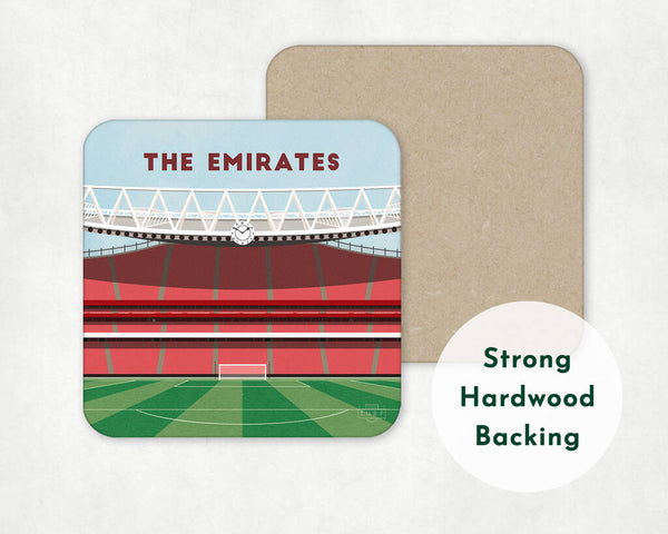 Contemporary Football Stadium Coaster Gift, Mix And Match Set