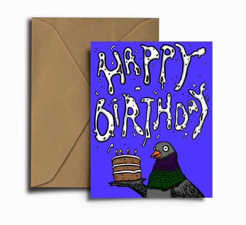 Pigeon Poo! Card