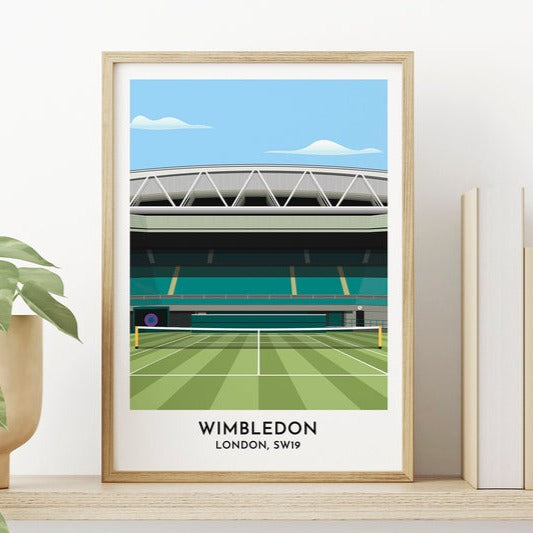 Wimbledon Tennis Gift, Art Print