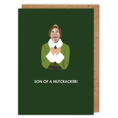 Elf 'Son of a Nutcracker!' Celebrity A6 Christmas Card