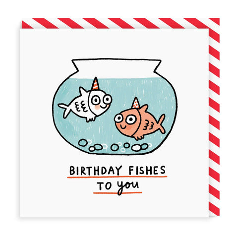 Birthday Fishes To You Greeting Card