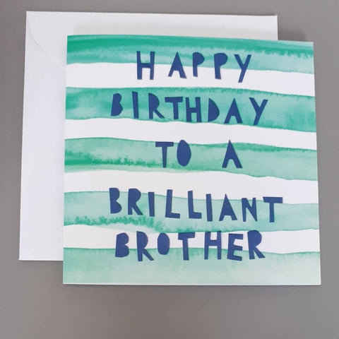 Brilliant Brother Card