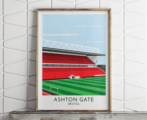 Bristol City Ashton Gate Print